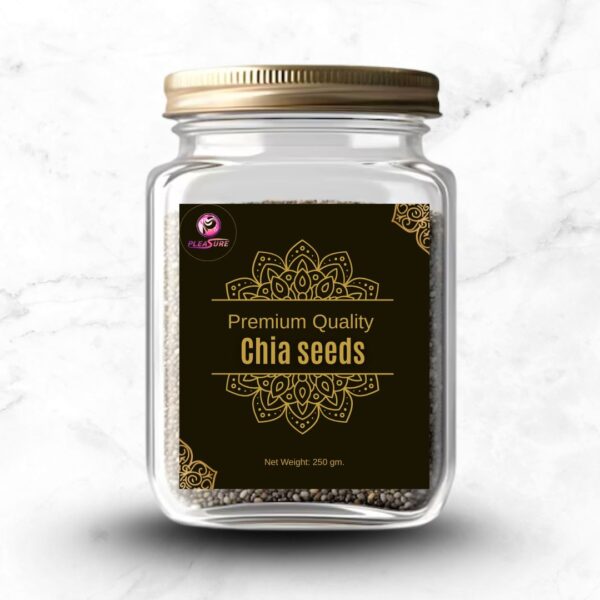 Organic Chia Seeds – 250g | High in Omega-3 & Fibre
